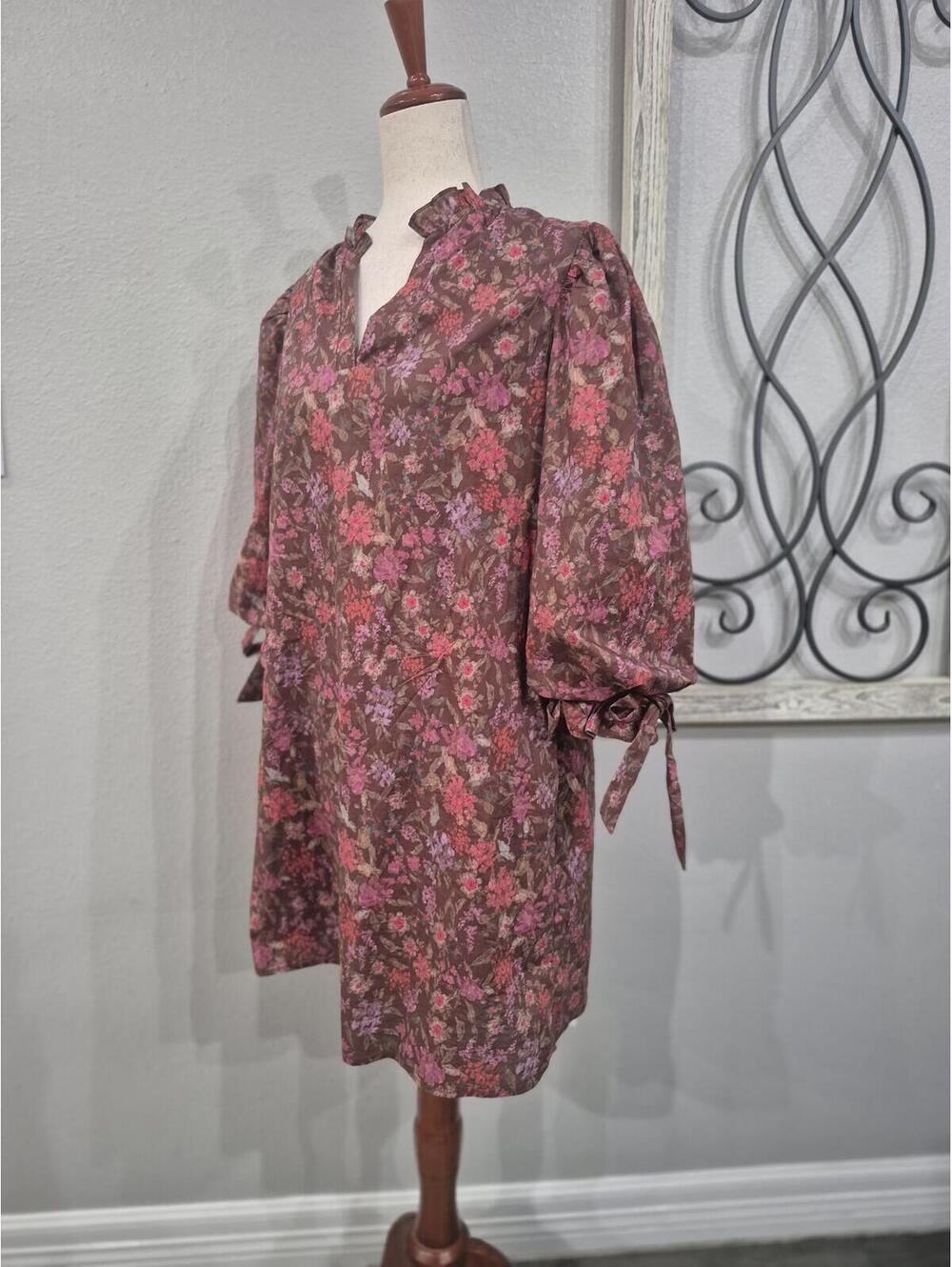 ENTRO Mini Dress Size Medium - Picture 4 of 6